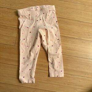 Cat & Jack Pink Heart Print Leggings
